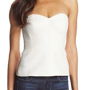 New With Tags! Trina Turk Strapless Top, Texture